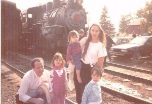 Amy with Dad and Family