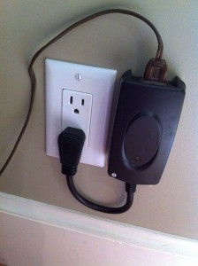 Plug lamp into receiver.