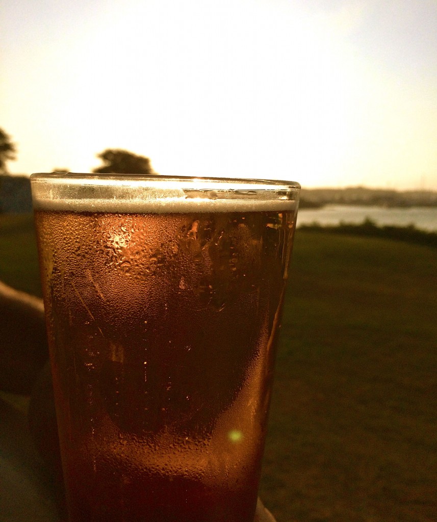 beer sunset 2